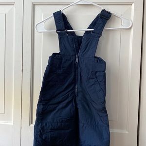 Navy toddler snow bib